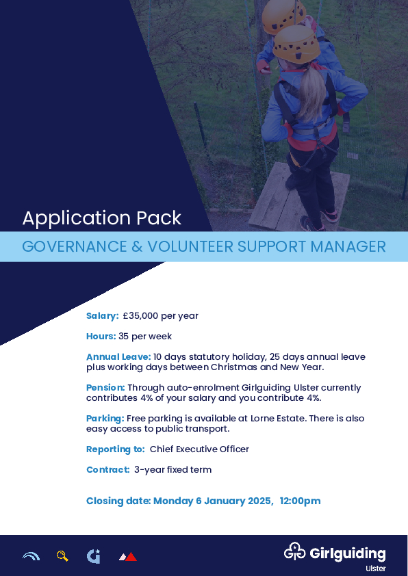 Application Pack Governance Volunteer Support Manager